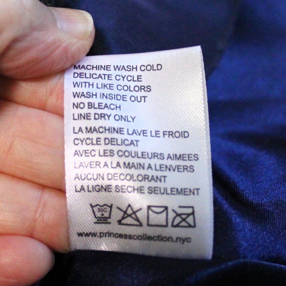 American Princess Sparkly Navy Blue Dress, Size 4 - Picture 9 of 9